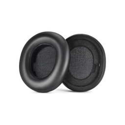 Náhradné Náušníky pre Steelseries Nova Pro, Pamäťová pena + PU Koža, Čierne, 1 pár