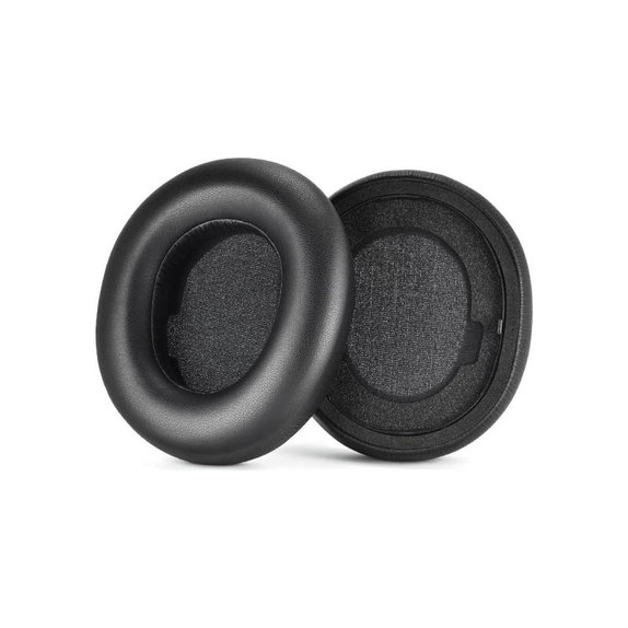 Náhradné Náušníky pre Steelseries Nova Pro, Pamäťová pena + PU Koža, Čierne, 1 pár