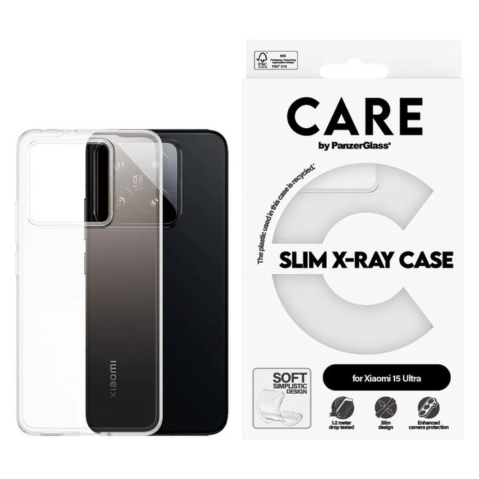 Puzdro X-Ray pre Xiaomi 15 Ultra, Transparentná, PanzerGlass