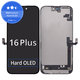 Displej Hard OLED pre iPhone 16 Plus, Dotykové sklo s rámom, FixPremium