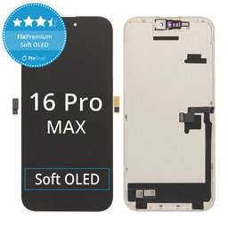 Apple iPhone 16 Pro Max - LCD Displej + Dotykové Sklo + Rám Soft OLED FixPremium