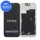 Displej Hard OLED pre iPhone 15 Pro, Dotykové sklo s rámom, FixPremium