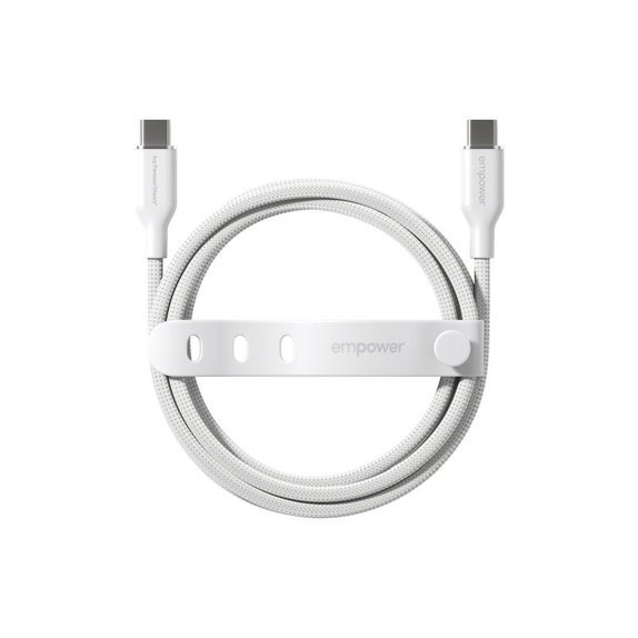 Kábel USB-C, 60 W, Racing, 2 m, Striebornobiela, empower