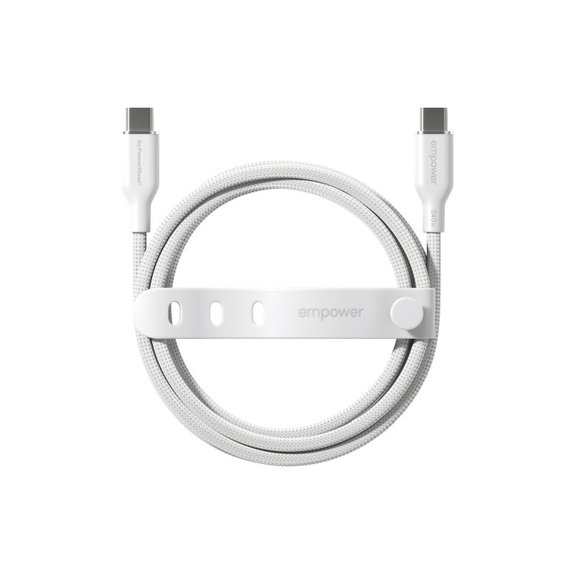 Kábel USB-C, 240 W, Racing, 2 m, Striebornobiela, empower