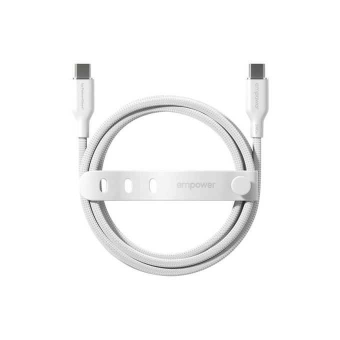 Kábel USB-C, 240 W, Racing, 2 m, Striebornobiela, empower