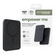 Bezdrôtová PowerBank 5000 mAh 20 W, kompatibilná s MagSafe, Qi2/USB-C, Vesmírna čierna, empower