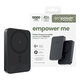 Bezdrôtová PowerBank 10000 mAh 20 W, kompatibilná s MagSafe, Qi2/USB-C, Vesmírna čierna, empower