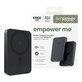 Bezdrôtová PowerBank 10000 mAh 20 W, kompatibilná s MagSafe, Qi2/USB-C, Vesmírna čierna, empower
