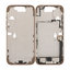 Apple iPhone 16 Pro Max - Stredný Rám + Tlačidlá Zapínania, Hlasitosti a Kamery (Desert Titanium)