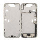 Apple iPhone 16 Pro Max - Stredný Rám + Tlačidlá Zapínania, Hlasitosti a Kamery (White Titanium)