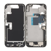 Apple iPhone 16 Pro Max - Stredný Rám + Tlačidlá Zapínania, Hlasitosti a Kamery (Black Titanium)