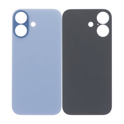 Apple iPhone 17 - Sklo Zadného Housingu so Zväčšeným Otvorom na Kameru (Mist Blue)