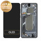 Samsung Galaxy S25 Edge - LCD Displej + Dotykové Sklo + Rám (Titanium Jetblack) - GH82-37224C Genuine Service Pack