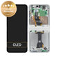 Samsung Galaxy Z Flip 7 FE F761B - LCD Displej + Dotykové Sklo + Rám (White) - GH82-37734B Genuine Service Pack