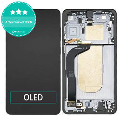 Samsung Galaxy S25 Edge - LCD Displej + Dotykové Sklo + Rám (Titanium Jetblack) OLED