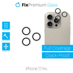 FixPremium Glass - Tvrdené Sklo zadnej kamery bez Rámu pre iPhone 17 Pro