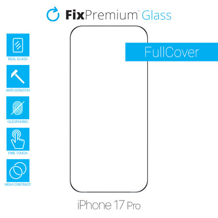 FixPremium FullCover Glass - Tvrdené Sklo pre iPhone 17 Pro