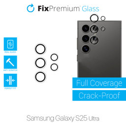 FixPremium Glass - Tvrdené Sklo zadnej kamery bez Rámu pre Samsung S25 Ultra