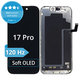 Displej Soft OLED 120Hz pre iPhone 17 Pro, Dotykové sklo s rámom, FixPremium