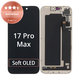 Displej pre iPhone 17 Pro Max, Dotykové sklo s rámom, Refurbished