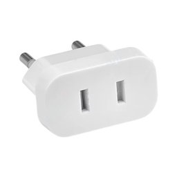 220V Napájací adaptér z US do EU (Biely)