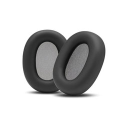 Náhradné Náušníky pre Sony WH-1000XM6, Pamäťová pena + PU Koža, Čierne, 1 pár