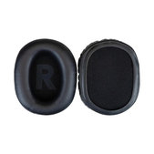 Náhradné Náušníky pre Logitech G Pro X 2, Pamäťová pena + PU Koža, Čierne, 1 pár