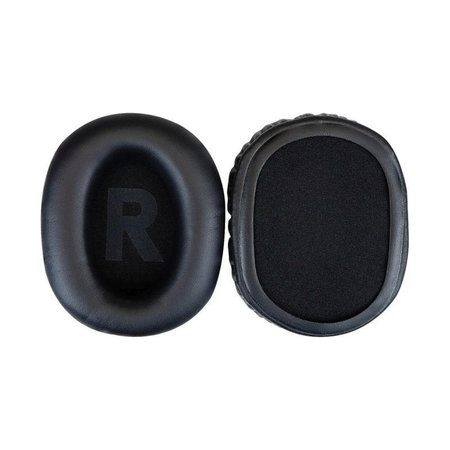 Náhradné Náušníky pre Logitech G Pro X 2, Pamäťová pena + PU Koža, Čierne, 1 pár