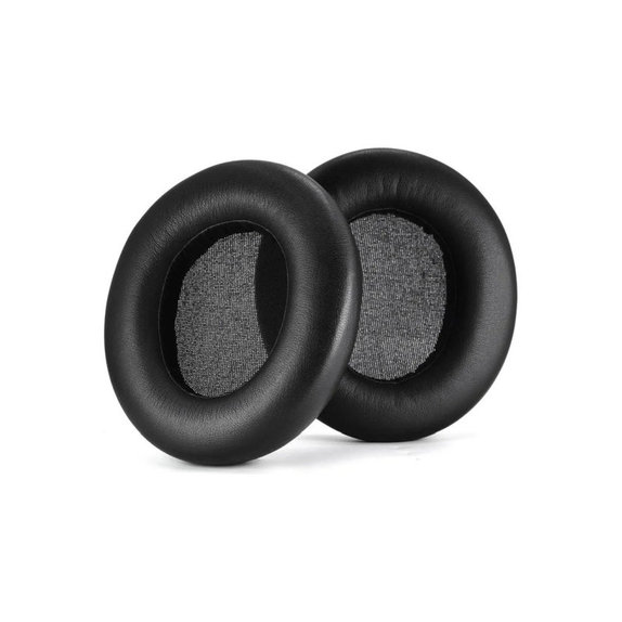 Náhradné Náušníky pre SteelSeries Arctis Nova 1, 3, 5, 7, 9, Pro Wired, Pamäťová pena + PU Koža, Čierne, 1 pár