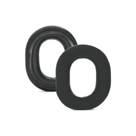 Náhradné Náušníky pre Razer Blackshark V3 Pro, Pamäťová pena + Textil, Čierne, 1 pár