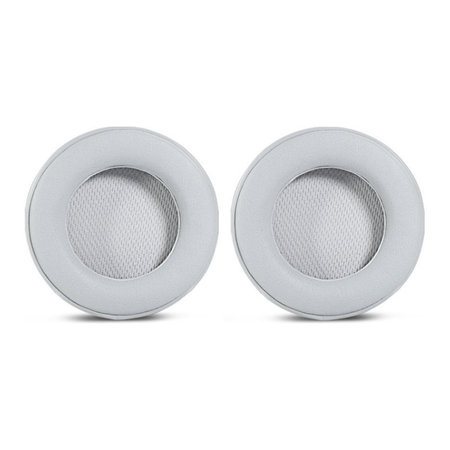 Náhradné Náušníky pre Corsair Virtuoso RGB, RGB SE, RGB XT, Pamäťová pena + PU Koža, Šedé, 1 pár