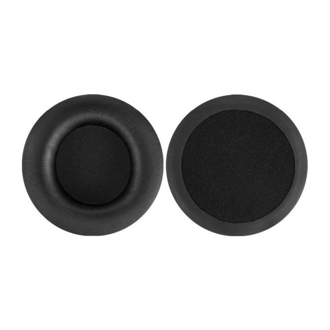 Náhradné Náušníky pre AKG K845BT, K545, K540, Pamäťová pena + PU Koža, Čierne, 1 pár