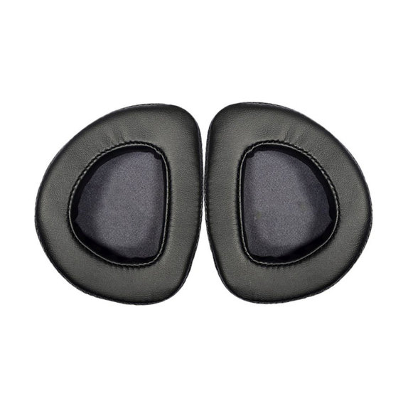 Náhradné Náušníky pre Asus Rog Delta, Delta S, Pamäťová pena + PU Koža, Čierne, 1 pár