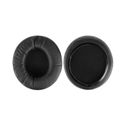 Náhradné Náušníky pre Beyerdynamic T5P, T70, T90, HS200, RSX700, Pamäťová pena + PU Koža, Čierne, 1 pár