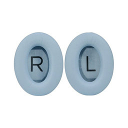 Náhradné Náušníky pre Bose QuietComfort 45, Pamäťová pena + PU Koža, Svetlomodré, 1 pár