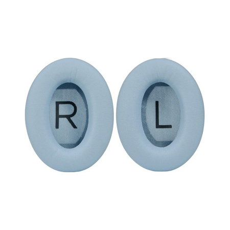 Náhradné Náušníky pre Bose QuietComfort 45, Pamäťová pena + PU Koža, Svetlomodré, 1 pár