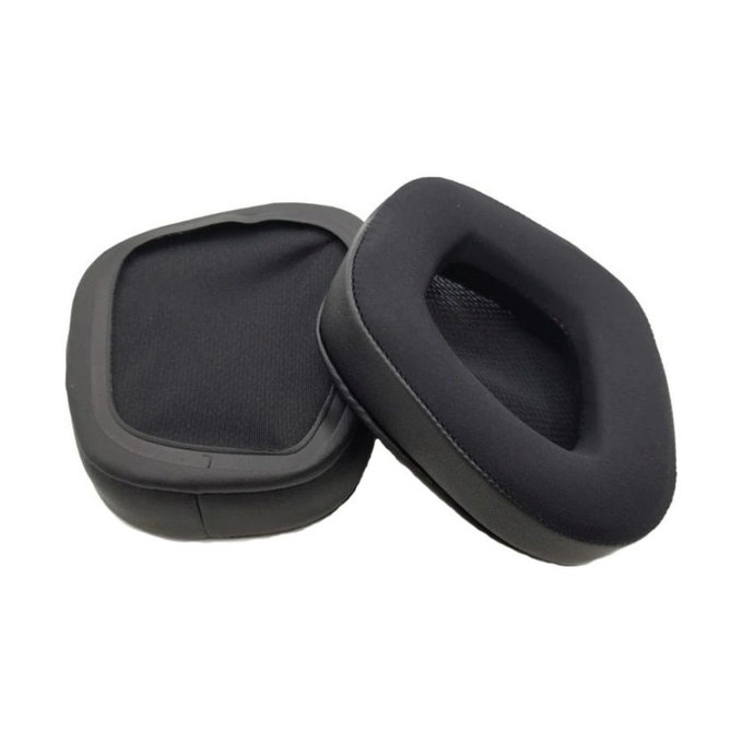 Náhradné Náušníky pre Corsair Void RGB Elite, Pamäťová pena + Neoprén, Čierne, 1 pár