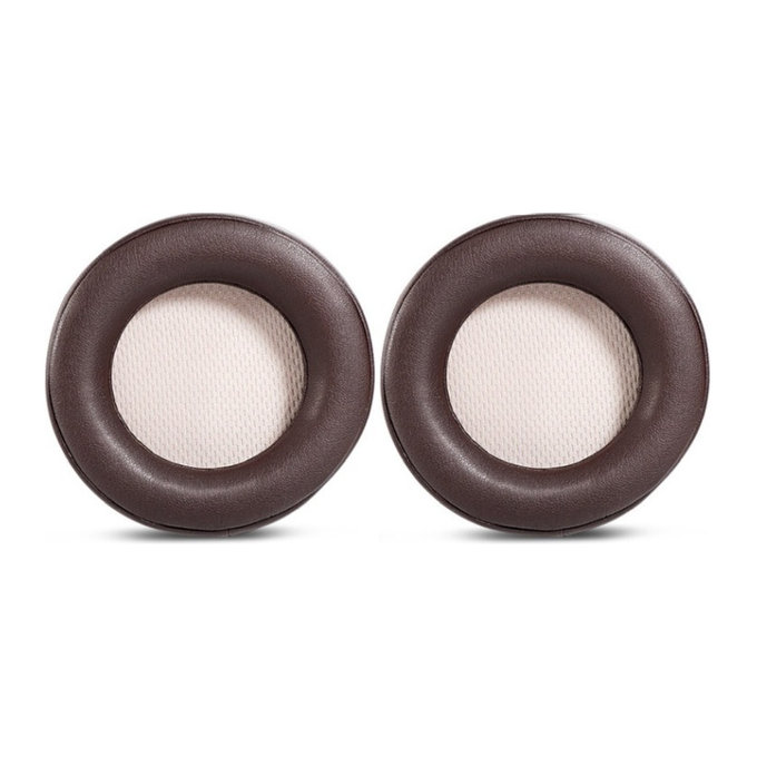 Náhradné Náušníky pre Corsair Virtuoso RGB, RGB SE a RGB XT, Pamäťová pena + PU Koža, Hnedé, 1 pár