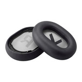 Náhradné Náušníky pre Plantronics BackBeat Pro 2, SE, 8200 UC, Pamäťová pena + PU Koža, Čierne, 1 pár