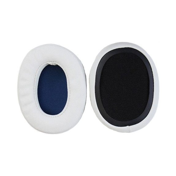 Náhradné Náušníky pre SkullCandy Hesh 3.0 a Crusher, Pamäťová pena + PU Koža, Šedé, 1 pár