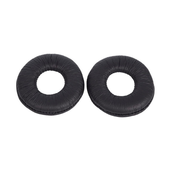 Náhradné Náušníky pre Sony MDR-ZX110, Pamäťová pena + PU Koža, Čierne, 1 pár