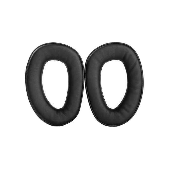 Náhradné Náušníky pre Sennheiser GSP300, GSP350, GSP370, Pamäťová pena + PU Koža, Čierne, Chladivý Gél, 1 pár