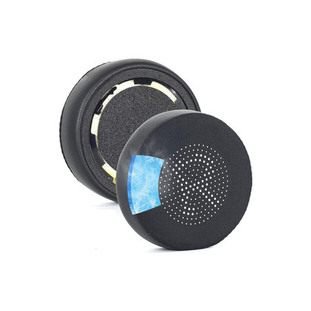 Náhradné Náušníky pre Jabra Evolve 75, 75+, UC, MS, Pamäťová pena + PU Koža, Čierne, Chladivý Gél, 1 pár