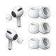 Náhradné silikonové štuple pre Apple AirPods 3 Pro, Set 3ks (L, M, S),  Biele