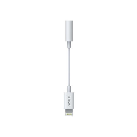 Adaptér Smart 3,5mm Jack / Lightning, biela, Devia
