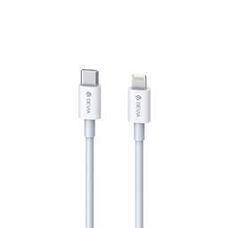 Lightning / USB-C kábel Smart, PD 20W, 1m, biela, Devia
