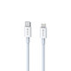 Lightning / USB-C kábel Smart, PD 20W, 1m, biela, Devia