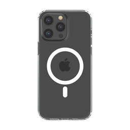 Puzdro Clear s MagSafe pre iPhone 15 Pro, transparentná, Devia