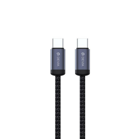 USB-C / USB-C kábel Gracious, PD 60W, 2m, čierna, Devia