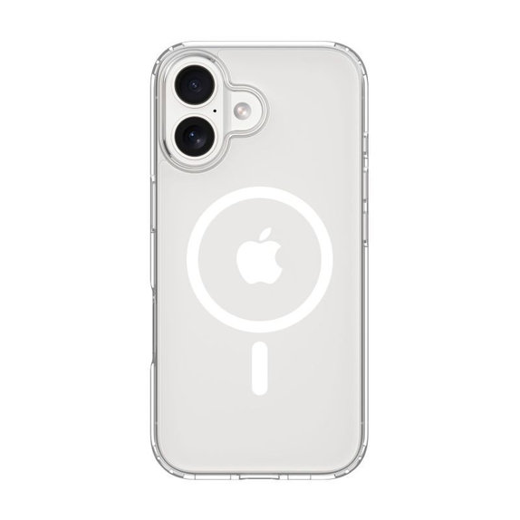 Puzdro Clear s MagSafe pre iPhone 16 Plus, transparentná, Devia